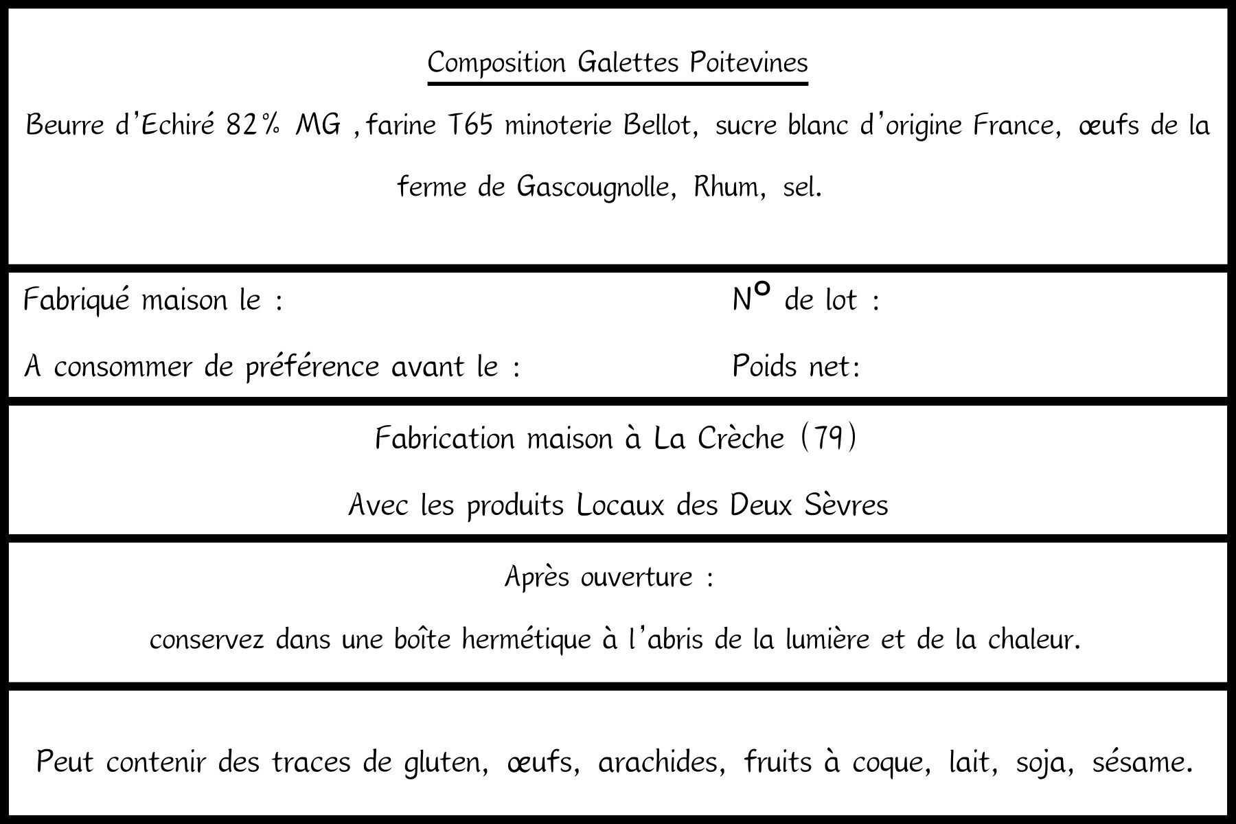 Galettes poitevines